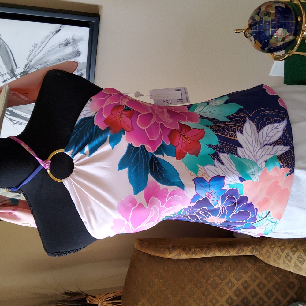Trina Turk Swim and Spa Collection. Tankini Top and bottom.